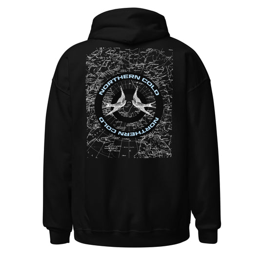 Northern Cold Map Hooded Sweatshirt (Unisex)