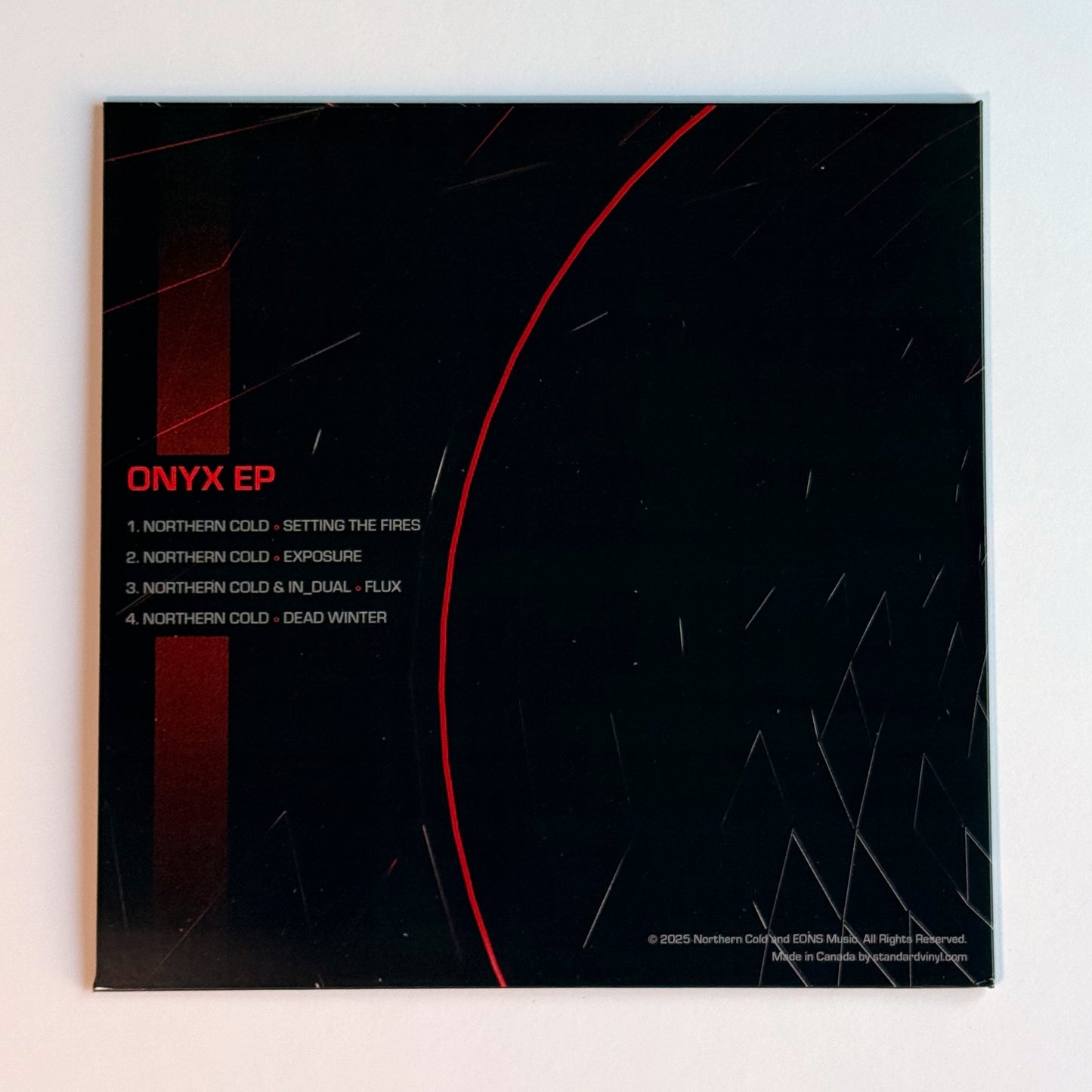 Northern Cold Onyx EP Vinyl Red w/ Black Marble