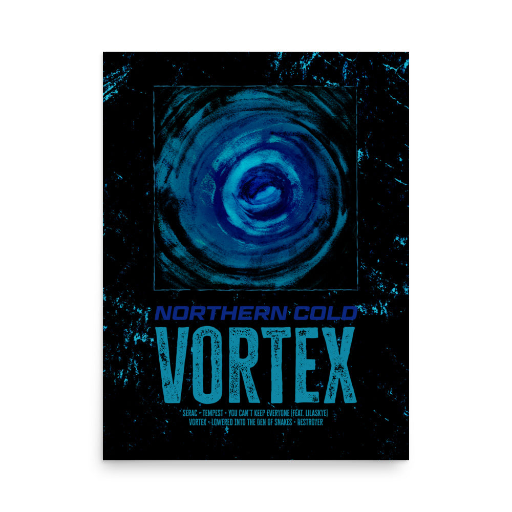 Northern Cold Vortex Album Poster (18x24) – Northern Cold Merch Store